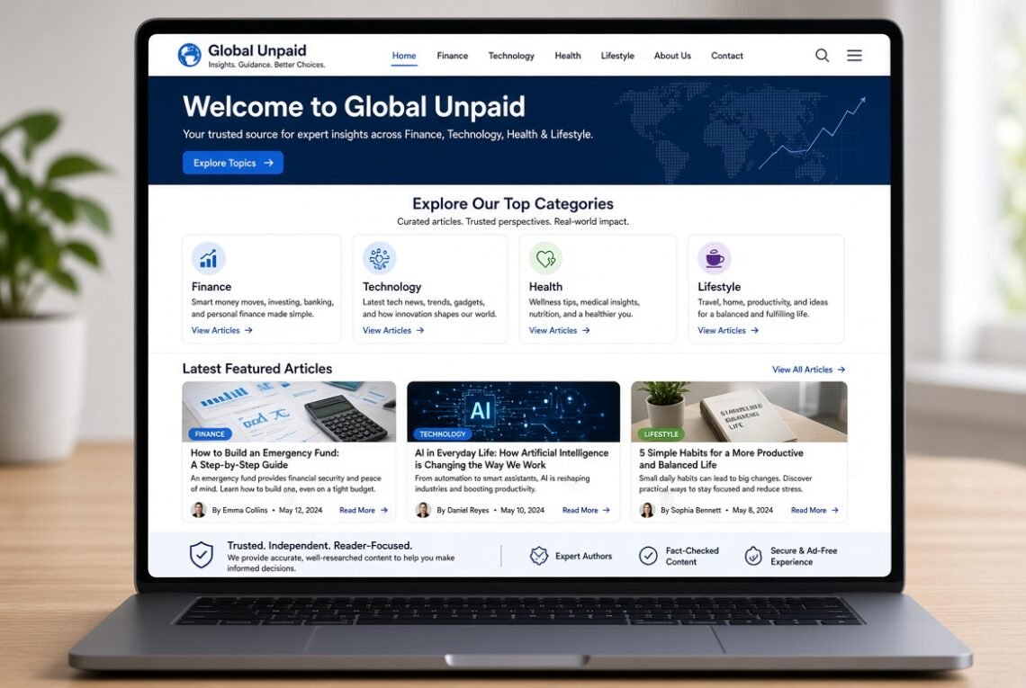 globalunpaid com